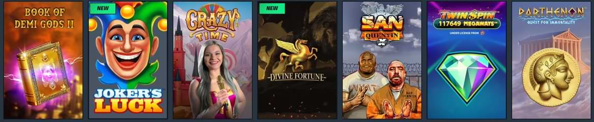 Lucky Elektra Casino Games